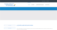 Desktop Screenshot of centre-laser-nice.com